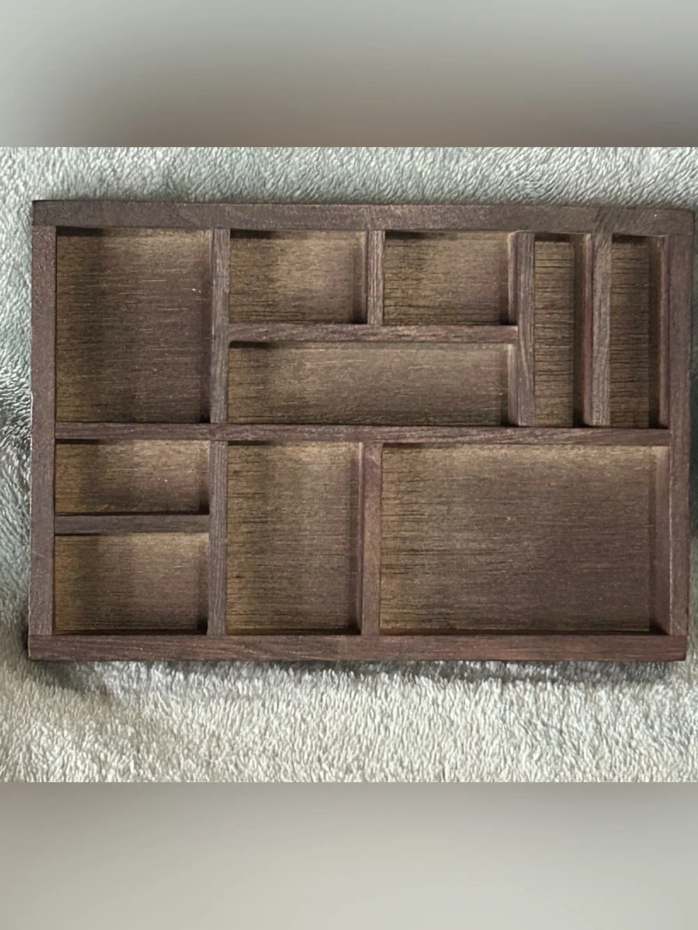 Vintage Miniature Display Shelf